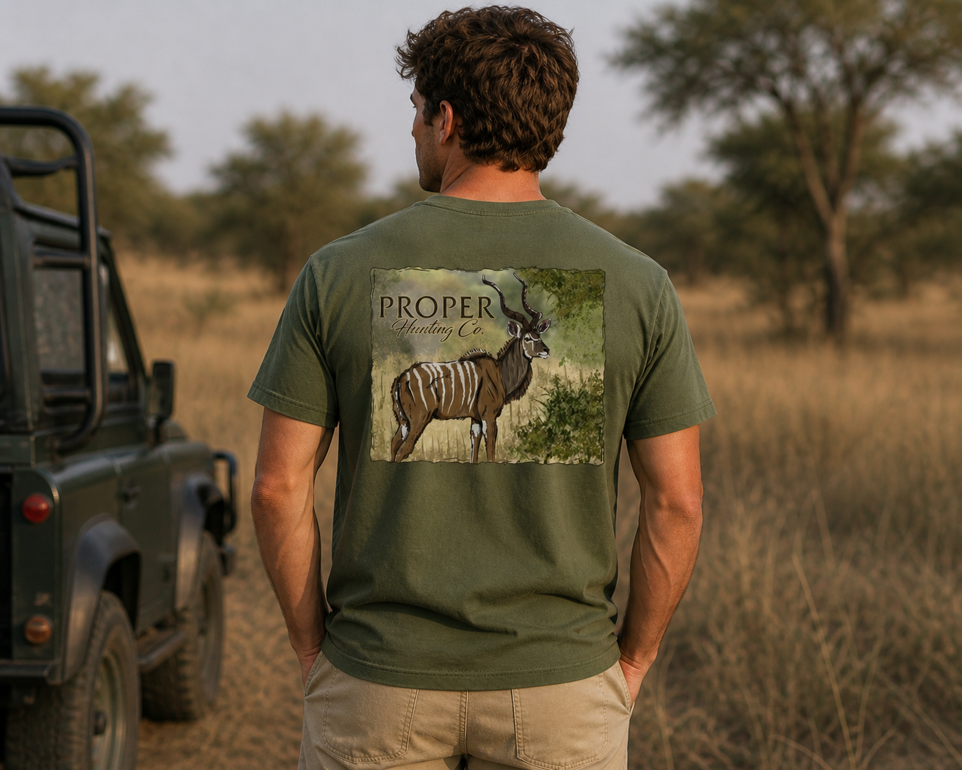 Short Sleeve Tee- Kudu In The Bush