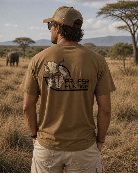 Short Sleeve Tee- Kudu Skull On Scope